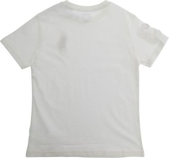 Polo Ralph Lauren Boys T-Shirt White Cotton T-Shirts And Polos