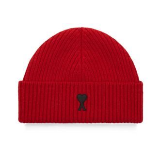Ami Accessoires, unisex, Rood, ONE Size, Nylon, De Coeur Beanie