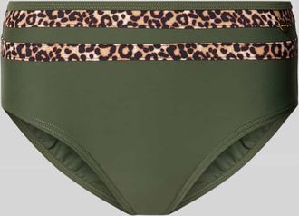 Lascana High Waist Bikinihose mit elastischem Bund Modell Adelin in Oliv, Gr&ouml;&szlig;e 38