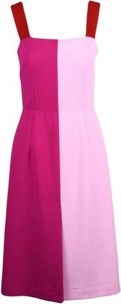 Dolce & Gabbana Scamiciata Jurk - Dames - Casual kleedjes - Veelkleurig - S - Wol - Kleedjes