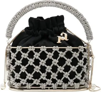 Rosantica Tassen, Dames, Grijs, ONE Size, Satijn, Holli Bag