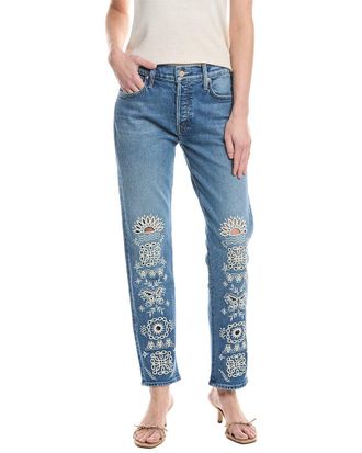 Mother The Mid-Rise Hiker Hover Tequila Sunset Jean