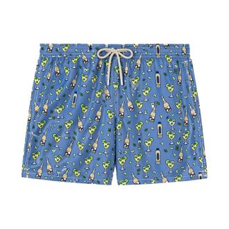 MC2 Saint Barth Beachwear, male, Blue, Size: 2XL Lig0003 00070L Swim Shorts