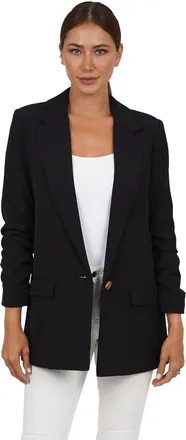 Love Token Sabrina Boyfriend Blazer In Black
