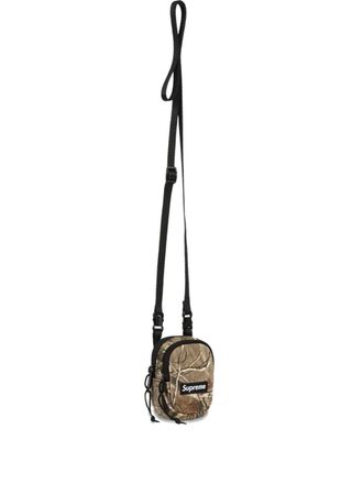 SUPREME mini printed Camo crossbody bag - men - Nylon/Cotton - One Size - Brown