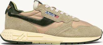 Autry REELWIND LOW SNEAKERS IN NYLON AND SUEDE COLOR SPONGE AND GREEN