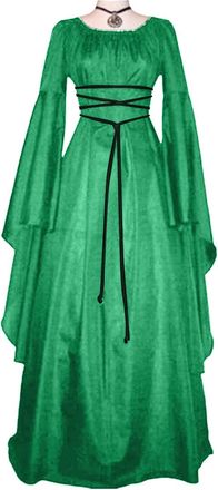 Generic Medieval Costume Women Traditional Irish Dress Maleficent Costume Medieval Dress Women Renaissance Irish Vintage Gothic Victorian Costumes Faire Costu