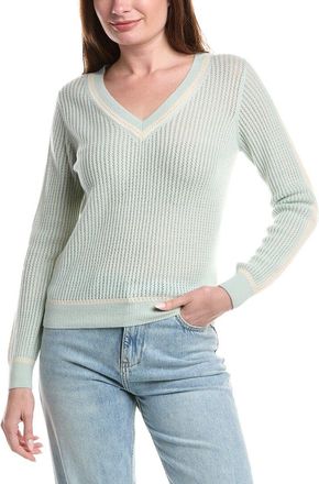 Isla Flora Open Stitch Cashmere Sweater