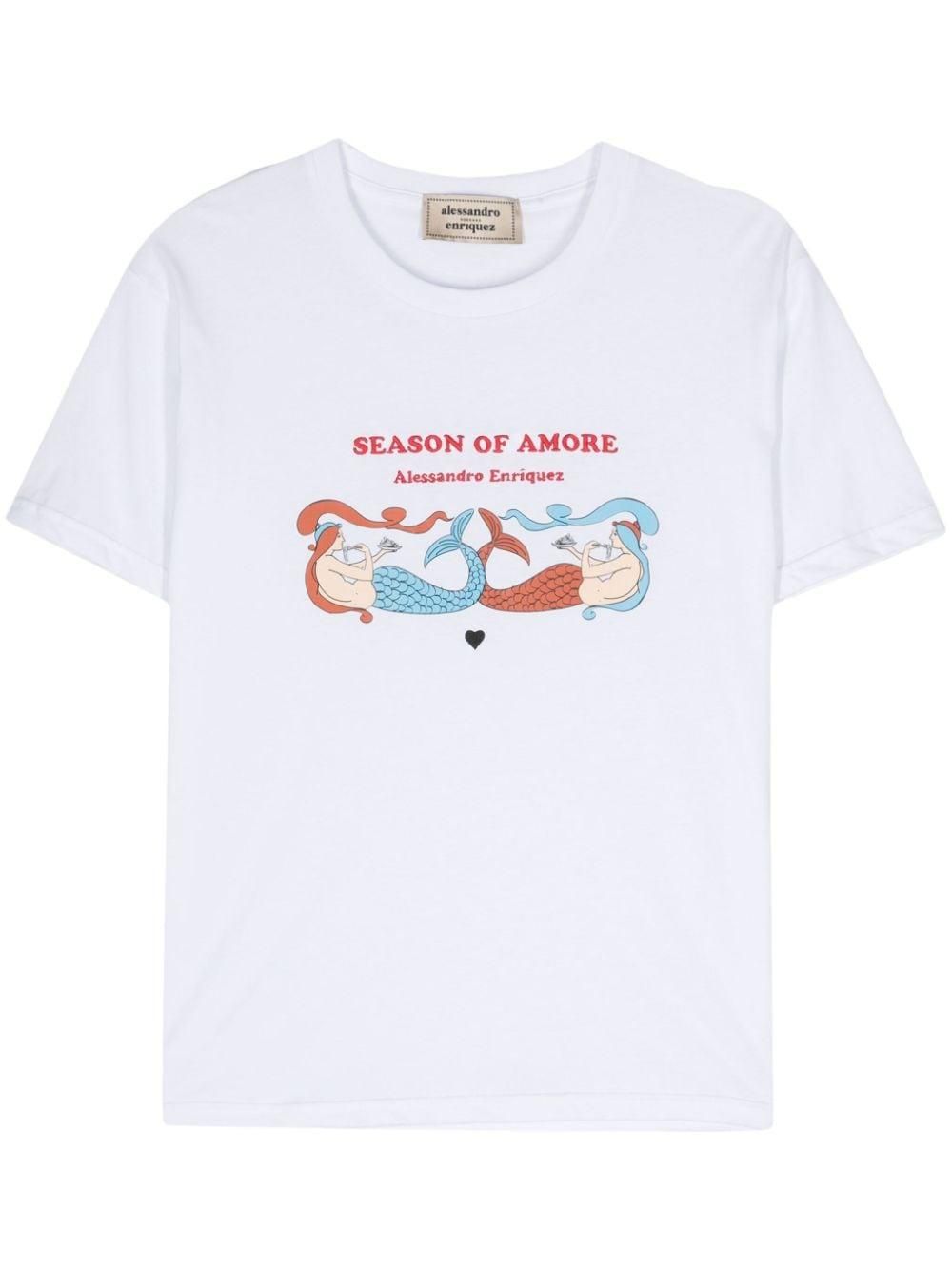 T-shirt Alessandro Enriquez SALDI: Acquista fino al −35