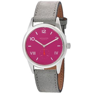 NOMOS Glash&uuml;tte Club Campus Hand Wind Pink Dial Unisex Watch 728