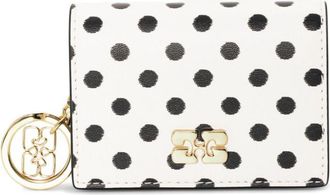 Ganni Portafoglio a pois - Bianco