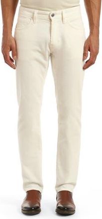 Mavi Marcus Slim Straight Leg Corduroy Pants in Off White Cord at Nordstrom Rack, Size 30 X 30