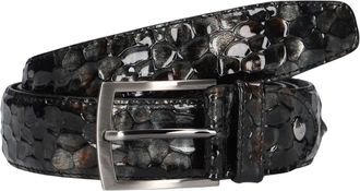 Floris Van Bommel Cfm-10096 De Riem - Heren - Riemen - Zwart - 115 CM - Accessoires
