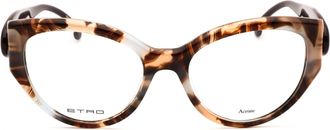 Etro ETRO0057 Cat-Eye Tortoiseshell Eyeglasses - Tortoiseshell