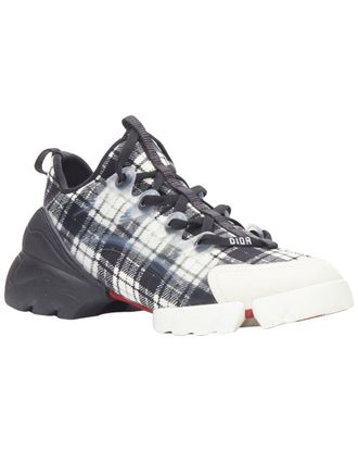Dior Womens Cotton D Connect Check Chunky Sole Sneaker (Authentic Pre-Loved)