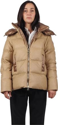 People of Shibuya Dames donsjas - Dames - Winterjassen - Beige - XS - Polyester - Jassen