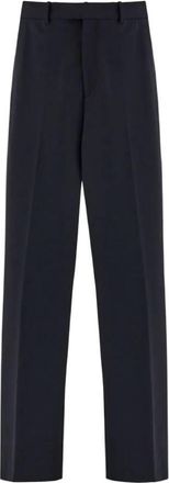 Ferragamo Straight-Leg Pleated Trousers, Brand Size 46 (US Size 30)