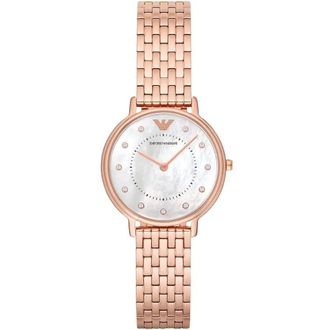 Emporio Armani Dress Ar 11006 - Dames - Horloges - Roze - ONE Size - Accessoires
