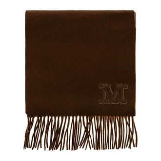 Max Mara Dalia Kasjmieren Sjaal - Dames - Accessoires - Bruin - Maat: ONE Size Kasjmier