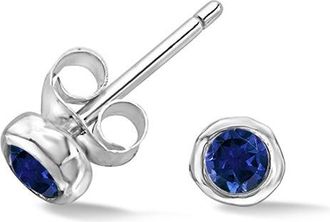 Dower & Hall 3mm Blue Sapphire Dewdrop Studs