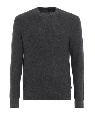 Michael Kors Ash grey soft cotton and wool sweater