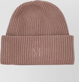 Max Mara knit hat beanie folded cuff ribbed