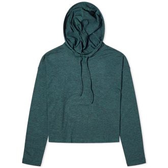 Girlfriend Collective Womens Reset Long Sleeve Hoodie in Moss, Size XXX-Large