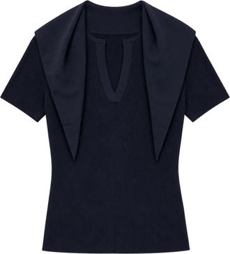 Max Mara V-hals Breiwerk - Dames - V-hals truien - Blauw - L - Truien & Vesten