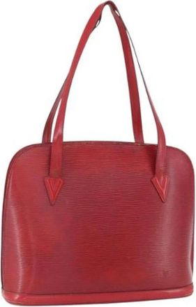 Louis Vuitton Pre-owned Vintage Handtas - Dames - Vintage Handtas - Rood - ONE Size - Leer - Vintage