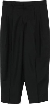 Jil Sander Pleated Cropped Trousers