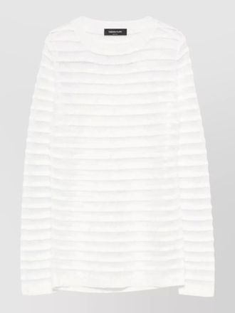 Fabiana Filippi striped sequin long-sleeve jumper