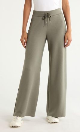 Spanx AirEssentials Wide Leg Pants in Frosted Moss at Nordstrom, Size X-Small