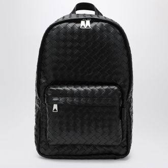 Bottega Veneta Medium black backpack in Intrecciato weave