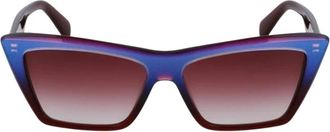 Liu Jo Lj 802S Zonnebril - Dames - Zonnebrillen - Blauw - 54 MM - Accessoires