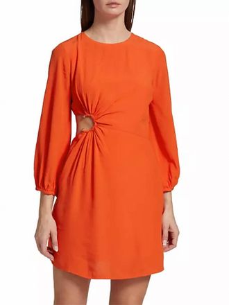 BA&SH Bonica Dress In Orange
