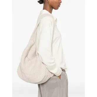 Aya Muse Oatme Shoulder Bag - Beige