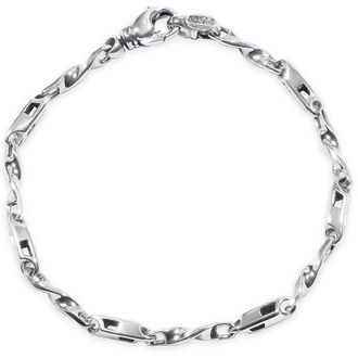 Pompeii3 Mens Link 14k Gold (17gram) or Platinum (27gram) 4mm Bracelet 8.5