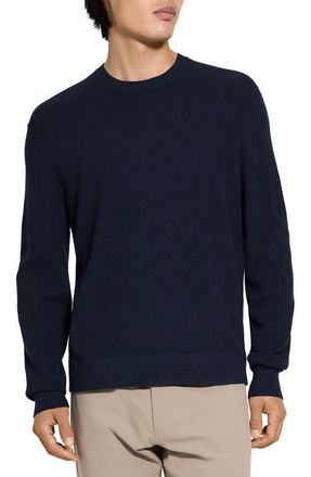 Theory Riland Crewneck Sweater in Dark Eclipse at Nordstrom, Size Xx-Large