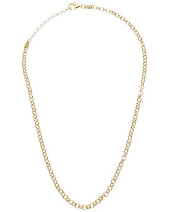 Argento Vivo Gold Rolo Light Necklace