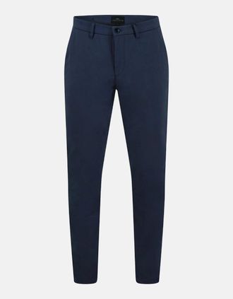 Fynch-Hatton Mens Basic Stretch Cotton Chinos Dark Navy - Size: W36 l34