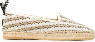 Bally Ladies Eddhie Monogram-print Flat Espadrilles, Brand Size 36 (US Size 5.5)