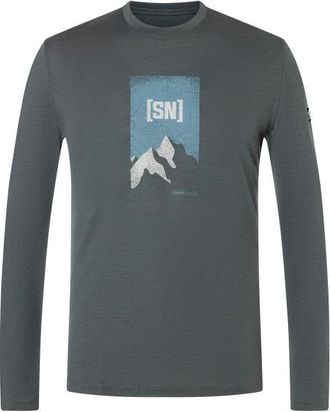 super.natural 2 Pitch L/S Longsleeve für Herren | grau