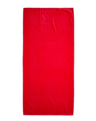 döhler Dohler Solid Red Beach Towel