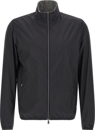 Herno Navy Blue Reversible Jacket