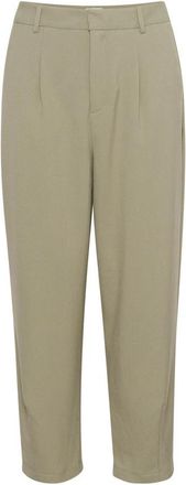 Kaffe Kamerle Pants - Dames - Vrijetijds broeken - Groen - S - Polyester - Broeken