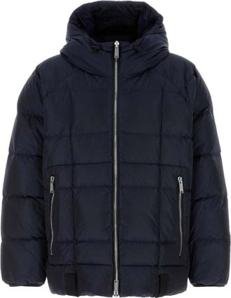 Dsquared2 3D Down Jacket - Heren - Gewatteerde jassen - Blauw - M - Katoen - Jassen