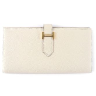 Herm&egrave;s Soufre Chevre Myzore Leather (Pre-Owned)