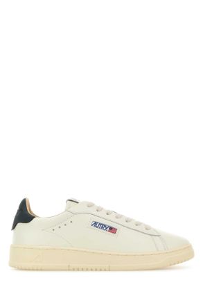 Autry Ivory Leather Dallas Sneakers