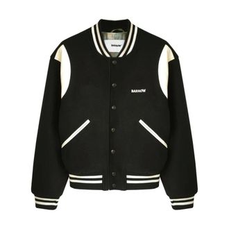 Barrow Bomber Jackets, male, Black, Size: L Varsity Jacket