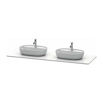 Duravit Consola Duravit Luv Quartz Stone, Anchura 1783mm, Se Adapta A La